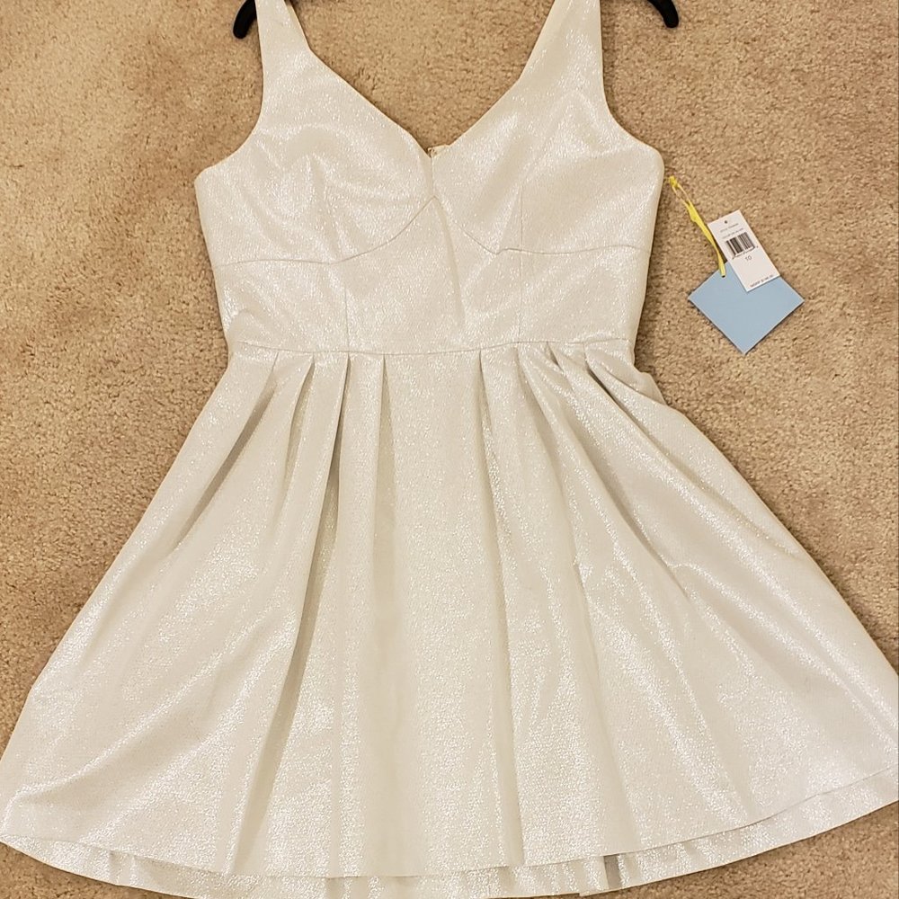 Women's Kinley Pleated Metallic Dress